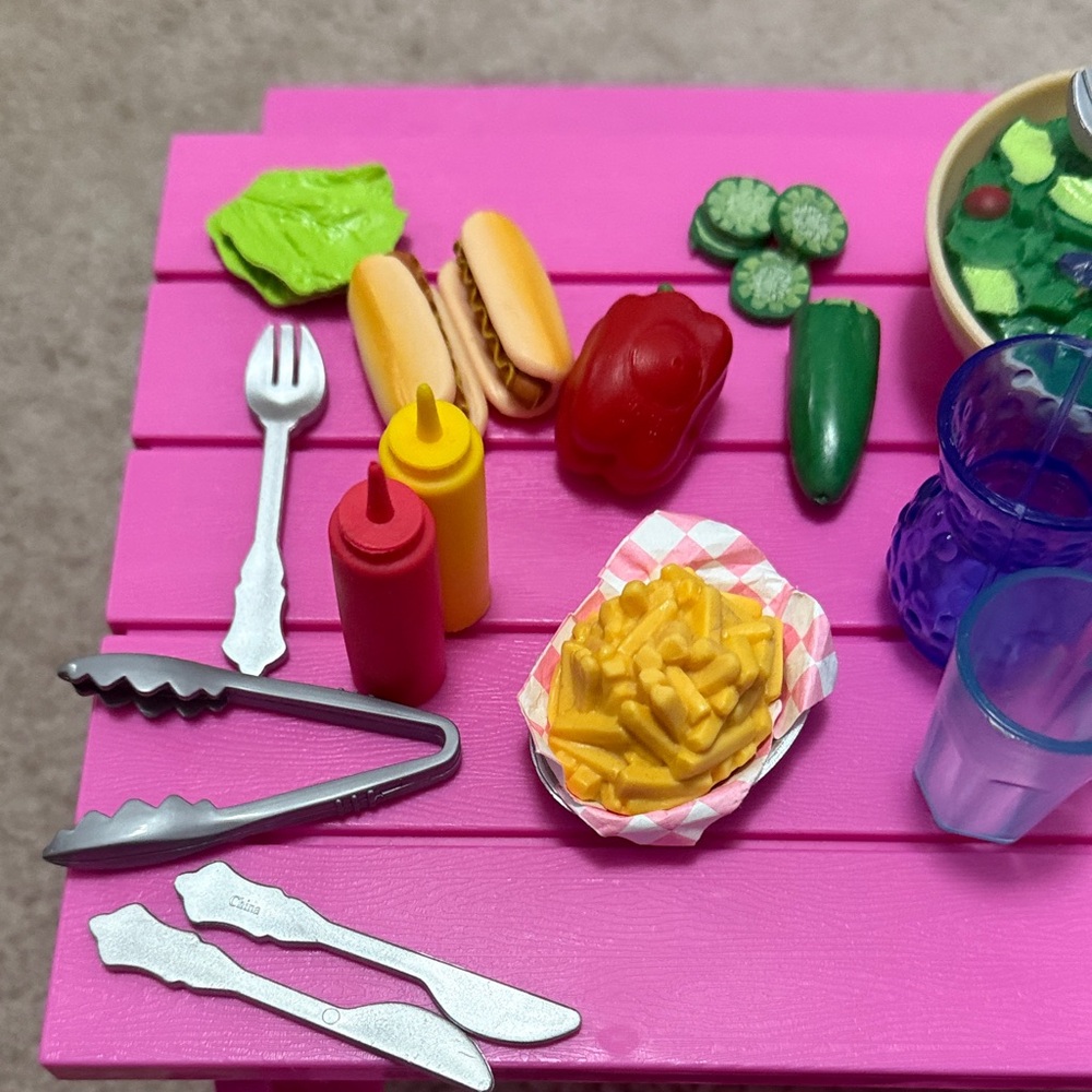 Our Generation Picnic Playset with Pink Table for 18” Dolls - Picture 7 of 10